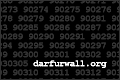 link image showing gray numbers and darfurwall.org in white